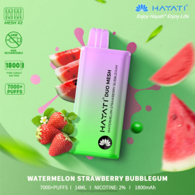Hayati Berlin | Wassermelone-Erdbeer-Kaugummi 28X2192 Hayati Duo Mesh Einweg