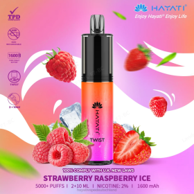Hayati Flavour List | Erdbeer-Himbeer-Eis 28X285 Hayati Twist Einweg