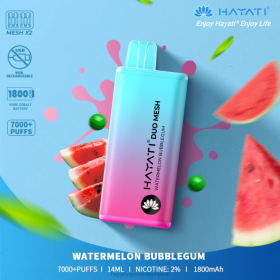 Hayati Flavour List | Wassermelonen-Kaugummi 28X2185 Hayati Duo Mesh Einweg