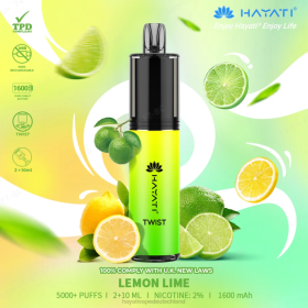 Hayati Flavour List | Zitronenlimette 28X275 Hayati Twist Einweg