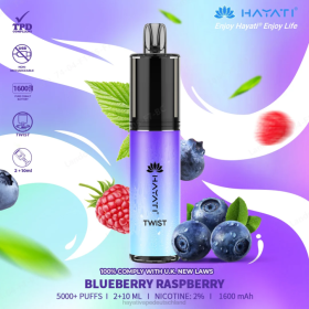 Hayati Flavour Vapes | Blaubeer-Himbeere 28X266 Hayati Twist Einweg