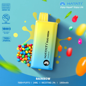 Hayati Flavour Vapes | Regenbogen 28X2176 Hayati Duo Mesh Einweg