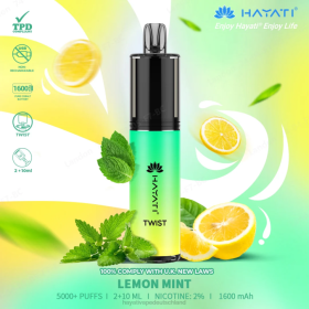 Hayati Flavour Vapes | Zitronenminze 28X276 Hayati Twist Einweg
