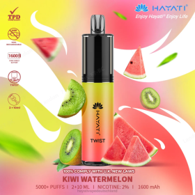 Hayati Flavours Deutschland | Kiwi-Wassermelone 28X274 Hayati Twist Einweg