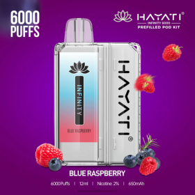 Hayati Flavours Deutschland | blaue Himbeere 28X2144 Hayati Infinity 6000 Pod-Kits