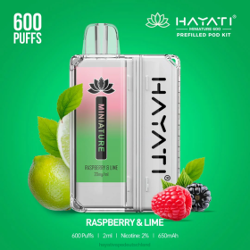 Hayati Vape Deutschland | Himbeere und Limette 28X243 Hayati Miniature 600 Pod-Kits