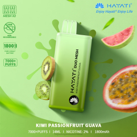 Hayati Vape Deutschland | Kiwi, Passionsfrucht, Guave 28X2173 Hayati Duo Mesh Einweg