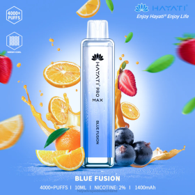 Hayati Vape Deutschland | blaue Fusion 28X293 Hayati Pro Max Einweg