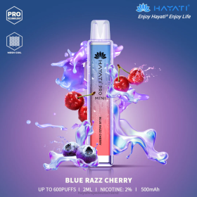 Hayati Vape Deutschland | blaue Razz-Kirsche 28X23 Hayati Pro Mini Einweg