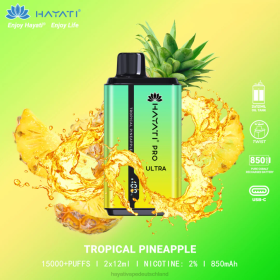Hayati Vape Deutschland | tropische Ananas 28X2213 Hayati Pro Ultra Einweg 15000 Züge