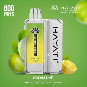 Hayati Vape Near Me | Zitrone und Limette 28X239 Hayati Miniature 600 Pod-Kits