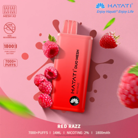 Hayati Vape Near Me | roter Razz 28X2179 Hayati Duo Mesh Einweg