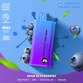 Hayati Vape Near Me | saure Blaubeeren 28X2189 Hayati Duo Mesh Einweg