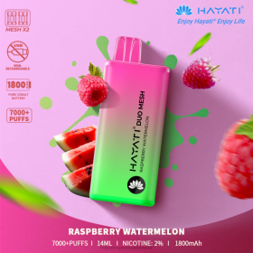 Hayati Vape Review | Himbeer-Wassermelone 28X2178 Hayati Duo Mesh Einweg