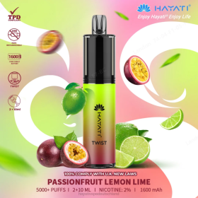 Hayati Vape Review | Passionsfrucht-Zitrone-Limette 28X278 Hayati Twist Einweg