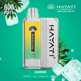 Hayati Vape Review | Sommer 28X248 Hayati Miniature 600 Pod-Kits