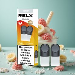 Dessert-Bananen-Eis RELX Pod Pro 2 600 Züge 1,8% Nikotin vape wholesale Deutschland