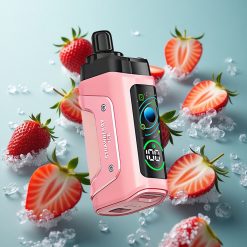 Erdbeer-Eis Razz Bar 45000 Züge Typ-C Wiederaufladbar vape wholesale Deutschland
