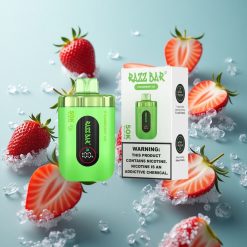 Erdbeer-Eis Razz Bar 50K Züge 2% Nikotin vape wholesale Deutschland