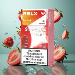 Erdbeer-Geschmack RELX Pod Pro 2 600 Züge 3% Nikotin vape wholesale Deutschland