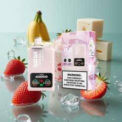 Erdbeere Banane Eistee Razz Bar 40000 Züge Leistungsbildschirm vape wholesale Deutschland