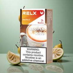 Haselnuss-Latte RELX Pod Pro 2 600 Züge 3% Nikotin vape wholesale Deutschland