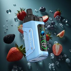 Schwarzer Drache Eis Razz Bar 45000 Züge Typ-C Aufladbar vape wholesale Deutschland
