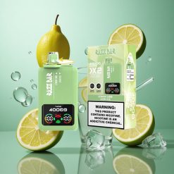 Zitrone Limette_Lush Eis Razz Bar 40000 Züge Power Bildschirm Anzeige vape wholesale Deutschland
